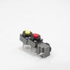 5 Pcs Mute Button 6x6x7.3mm Square Switch Silent Switch Button Micro Switch 10 Million Mouse Micro Switch Industrial Switches(Gray,Black,Red),Pushbutton Switches,