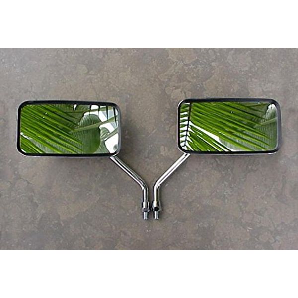 i5 Chrome Mirrors For Yamaha Handlebar Mount