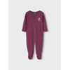 NAME IT Sleepsuit Set for Babies, Prune Purple