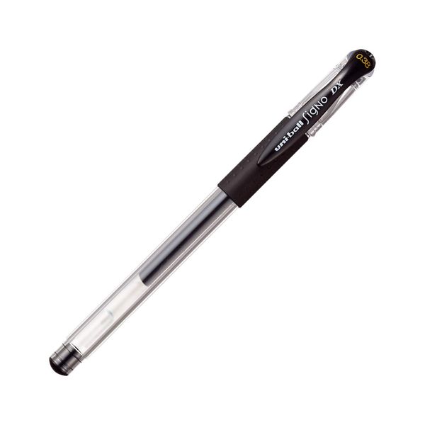 Mitsubishi Pencil Uni-Ball Signo Gel Ballpoint Pen, Ultra Fine 0.38 mm Ball, UM-151, Black 24, black