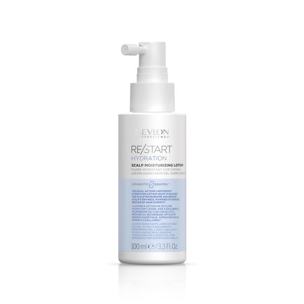 RE/START Hydration Scalp Moisturizing Lotion, 100 ml, feuchtigkeitsspendende Lotion gegen trockene Kopfhaut, Pflegeprodukt mit beruhigender Wirkung, mit Hyalukomplex und Panthenol