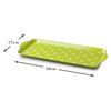 Zeal Melamine Dotty Serving Design Tray (38x17cm) Lime