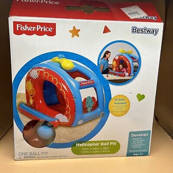 Kids Helicopter Ball Pit with 25 Play Balls