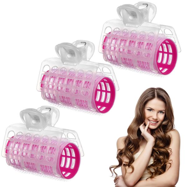 minkissy Hand Winding Curler, Set of 3, Hair Curler, Magic Bangs, Curler, Curly, Harmless to Hair, Sleeping Hair Roller