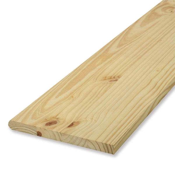 48 in. x 11-1/2 in. Solid Pine Edge Glued Stair Tread