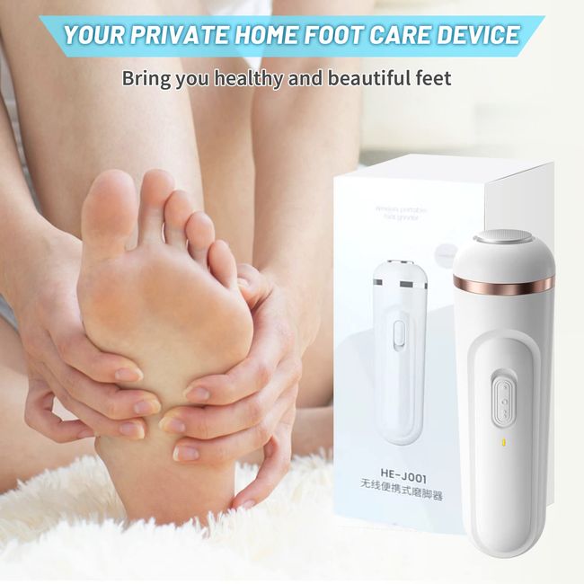 Electric Foot File, Hard Skin Remover, Rechargeable Waterproof