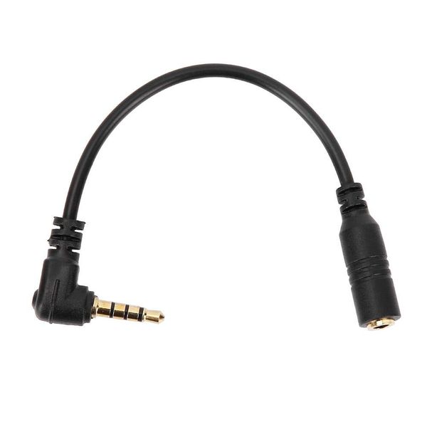 Topiky 3-pole TRS to 4-pole TRRS Microphone Adapter Cable,3.5mm Earphone Headphone Adapter Connector TRS to TRRS Converter Cable Line