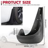 For Dodge Challenger 2008-2023 4PCS Mud Flap Splash Guards Splashguard Mudflaps