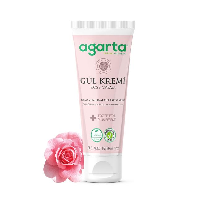 AGARTA GÜL KREMİ-75ML-NEMLENDİRİCİ BAKIM KREMİ