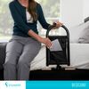 Stander BedCane, Adult Bed Rail and Support Handle, Bedside Safety Elderly Stand Assist with Organizer Pouch