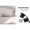 20pcs Kitchen Cabinet Hinges Overlay Self Closing Face Mount Cupboard Door Hinge
