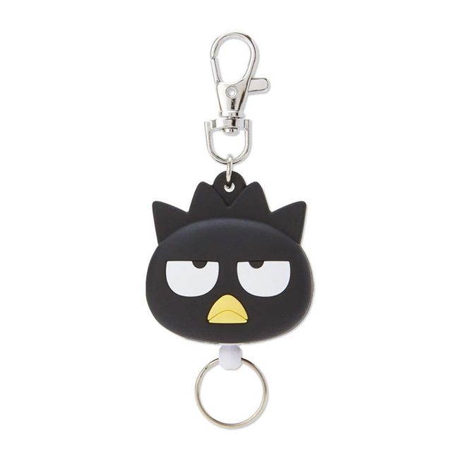 Sanrio 189740 Bad Badtz-Maru Face Reel Keychain, Key Holder