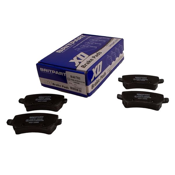 Brake Pads Rear Braking System Replacement Service Set Brake Lining - BRITPART XD