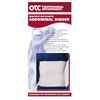 OTC Abdominal Binder, 10-Inch Chest and Rib Panel Support for Men and Women, Elastic, White, Large