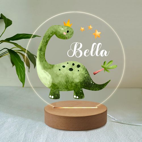 EDSG Personalised Night Light Gifts for Christmas Birthday Acrylic Baby Night Light with Any Name Custom 7 Colors Night Lamp Gift Bedroom Decor for Kids Children Baby Girls Boys Toddler(Design 1)