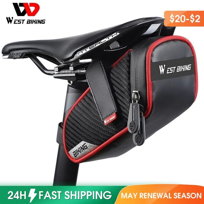 West Biking Bike Handlebar Bag, Multifunctional Mountain Bike Crossbar  Front Bag Road Bike Basket Bicycle Frame Bag Waist Shoulder Bag 