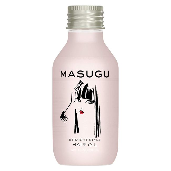 MASUGU Straight Style Hair for Rub Hair Unrinsed Treatment Oil Body Hair Oil 100ml (x1)