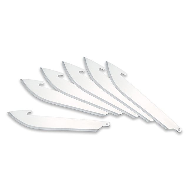 OUTDOOR EDGE 3.5" RazorSafe Replacement Knife Blades, 6 Pieces