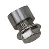 2 Set M18 x 1.5 O2 02 Oxygen Sensor Weld On / In Bung Plug & Nut Cap Kit