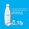 sodastream 1 L Slim White Carbonating Bottle Twin Pack
