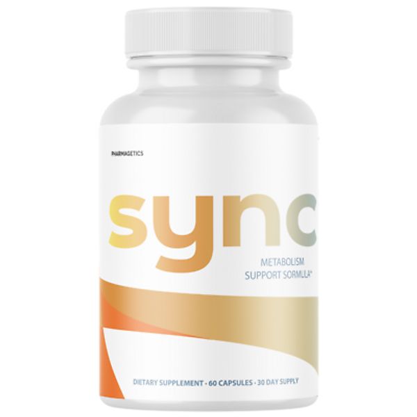 Sync Metabolism Support Formula Dietary Supplement - 60 Capsules Genuine