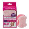 Spongeables Pedi Scrub Foot Buffer 20+ Washes, Lavender Tea Tree Oil Aromatherapy, 2-Ounce