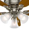 42" Antique Pewter 5 Blade Ceiling Fan Dimmable Transitional 3 LED Light Lamp