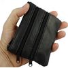 Ladies Black Leather 4 zips Key holder