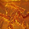 StoffBook orange/orange 6MM SEQUINS FABRIC MATERIAL, b957
