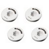 Barrow G1/4" Thin Stop Plug Fitting, Internal Hex Socket, White, 4-pack