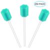250 Count, ZIZNBA Disposable Mouth Swabs Sponge, Unflavored & Sterile Oral Swabs Dental Swabsticks for Mouth Cleaning