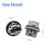 zipelo Front Turn Signal Light Bulb Plug Socket, 2 Pcs, Gray, Replacement OEM 90075-60060 Compatible with Many Vehicle Models