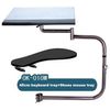 Computer Keyboard Stand Laptop Mouse Mount for Workstation Video Gaming, Install