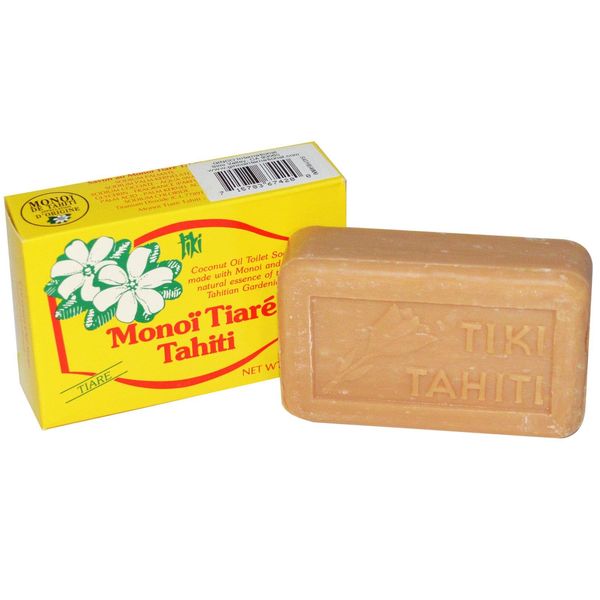 Monoi Tiare Tahiti (Gardenia) Bar Soap 4.55 Ounces