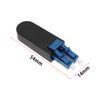 EMSea 2Pcs SM Single Mode 9/125 Loopback Adapter Test Plug for LC/UPC Fiber Optic Connection Transmission Cable Adapter for Testing Applications