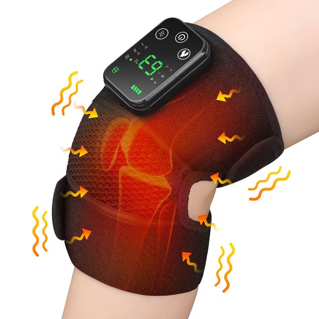 Electric Shoulder Massager Heating Pad Vibration Massage Support Belt  Arthritis