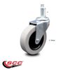 3 Inch Polyurethane Wheel 5/16 Inch Threaded Stem Caster Service Caster Brand