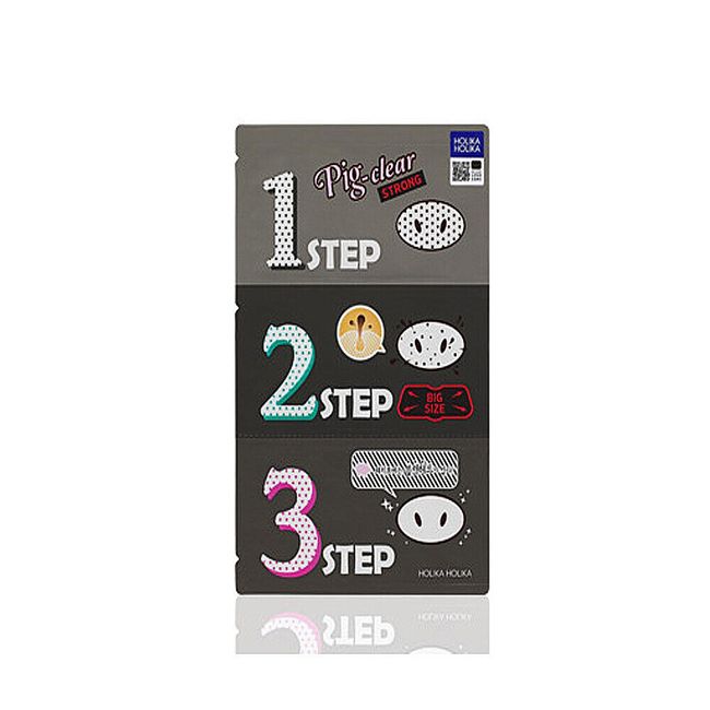 Holika Holika Pig-nose Clear Black Head 3-step Kit Strong Ships From [US Seller]