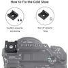 SmallRig 2PCS Cold Shoe Mount Adapter w/ 1/4’’ Thread Hole for Camera Rigs 1241