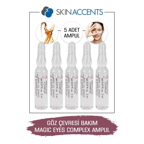 5 adet Göz Çevresi Ampul Alman Serum Dermaroller Dermapen Cilt Bakım Serumu 4251059300482