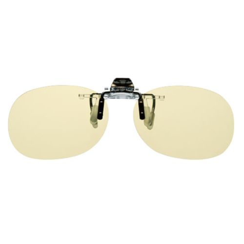 ER NATURE NR-27 Front Rack, PC Glass, Blue Light, UV Protection, Clip-on, natural yellow
