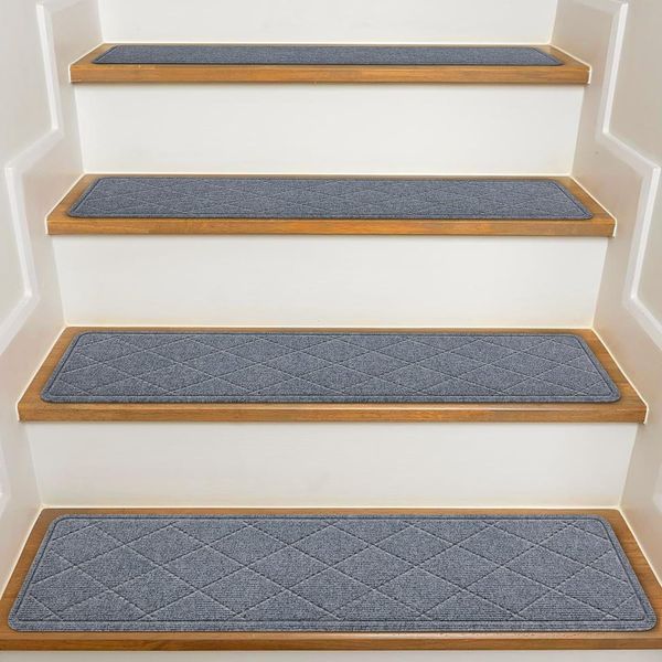 Stair Treads for Wooden Steps Indoor, KOOTETA 15 Pack 8" X 30" Non Slip Carpet S