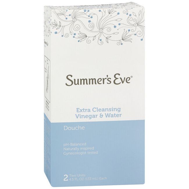 SUMMERS EVE DOUCHE TWIN XCLEANS 2X4.5OZ    acetic acid VAGINAL SOLUTION