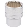 Draper 33370 1/2" Square Drive 12 Point Socket, 23mm Size, Blue