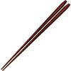 Ishida Painted Chopsticks 9.1 inches (23 cm), Lacquered Five Square Plain