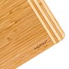 BergHOFF Essentials Natural Bamboo Cutting Board 10" Rectangular Brown Two-tones Stripe
