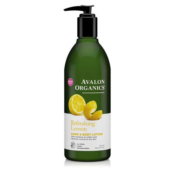 Avalon Organics Lemon Scent Hand & Body Lotion, 12 Ounces (Pack Of 1)