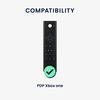 kwmobile Protective Case for PDP Xbox one Remote Control Cover - Back Cover Silicone Soft Black