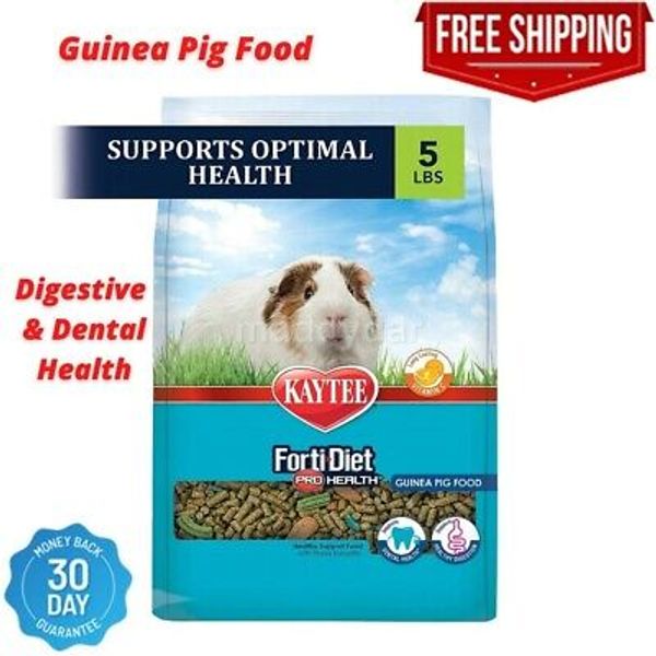 Kaytee Forti Diet Pro Health Pet Guinea Pig small animal Food 5 pounds