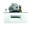 Nora Lighting NL-4857WW 4" Square Trim Regressed Adjustable White Reflector, White Trim